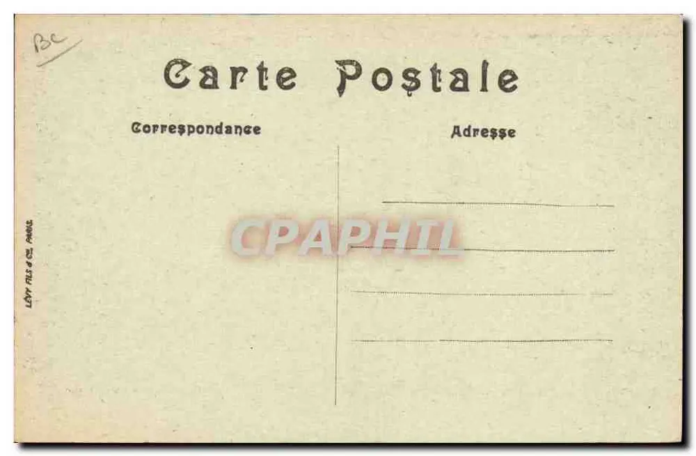Vence — Colheita da Flor de Laranjeira — Edit. Cagnoi, papelaria, Vence - Verso