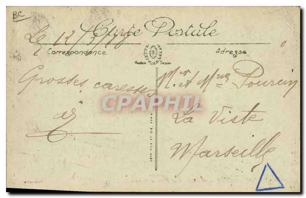 La Côte d'Azur — Cueillette de la fleur d'orange — LL. — Éditeur SELECTA - Verso