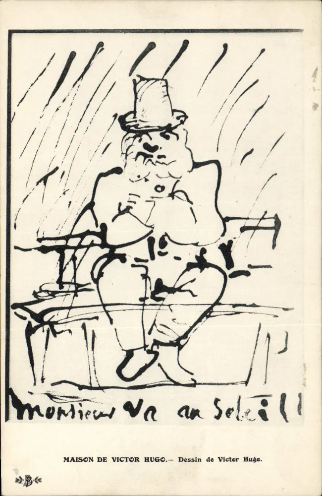 Haus von Victor Hugo — Zeichnung von Victor Hugo - Vorderseite