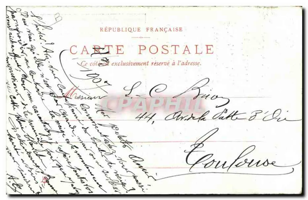 Porträt von Victor Hugo von Bonnat (1879) — Centenar von Hugo — U.A. — n°48 Rue de Bassano - Rückseite