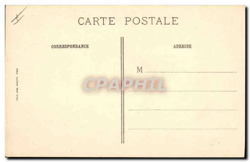 Trauerzimmer von Victor Hugo — Rekonstruktion im Victor Hugo Museum — J.-E. Bulloz, Verlag - Rückseite
