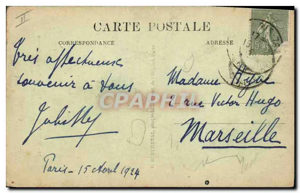 Casa de Victor Hugo, Place des Vosges — Frauenfels (desenho de Victor Hugo) — n° 58 - Verso