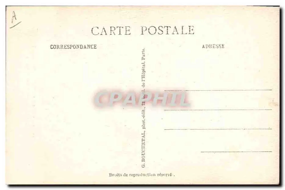 Victor Hugo — Retrato — por Bastien Lepage (série 104) - Verso