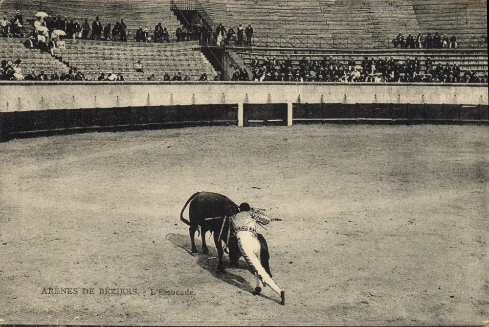 Arènes de Béziers — Die Encadade — Verleger unbekannt, Seriennummer nicht sichtbar - Vorderseite