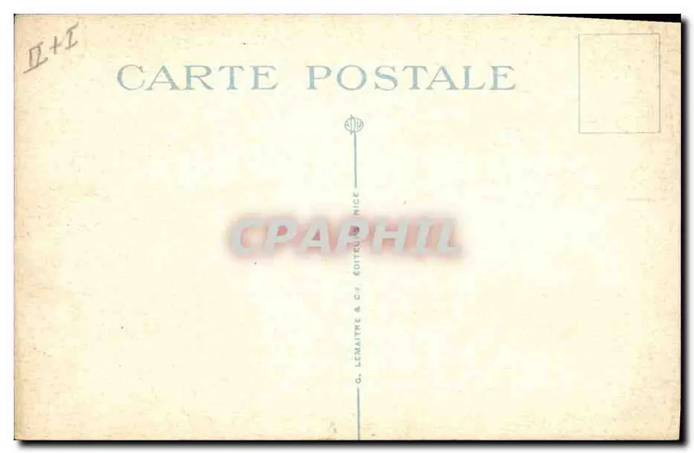 Stierkampf — Der letzte Stoß — Ruf zur Muleta — G. Lemaître & Cie, Verlag, Nice - Rückseite