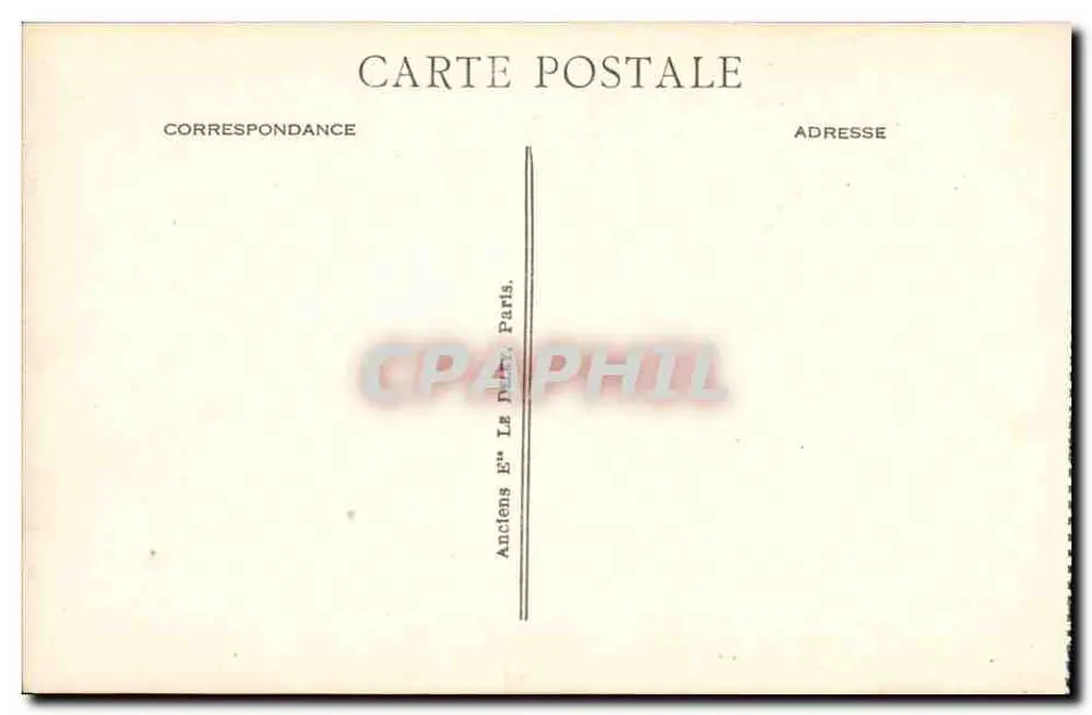 Innenraum des Transatlantikers "PARIS" — Die Kapelle — Le Havre - Rückseite