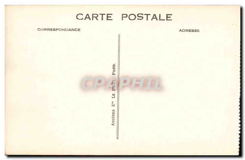 Innenraum des Transatlantikers "PARIS" — Konversationsraum der 2. Klasse — Dr. F. Le Havre - Rückseite