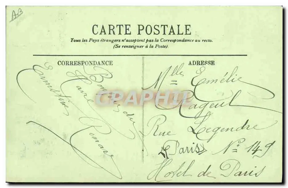 Le Havre — Abfahrt der « La Provence », der C.G.T. — LL. — N° 6663 - Rückseite