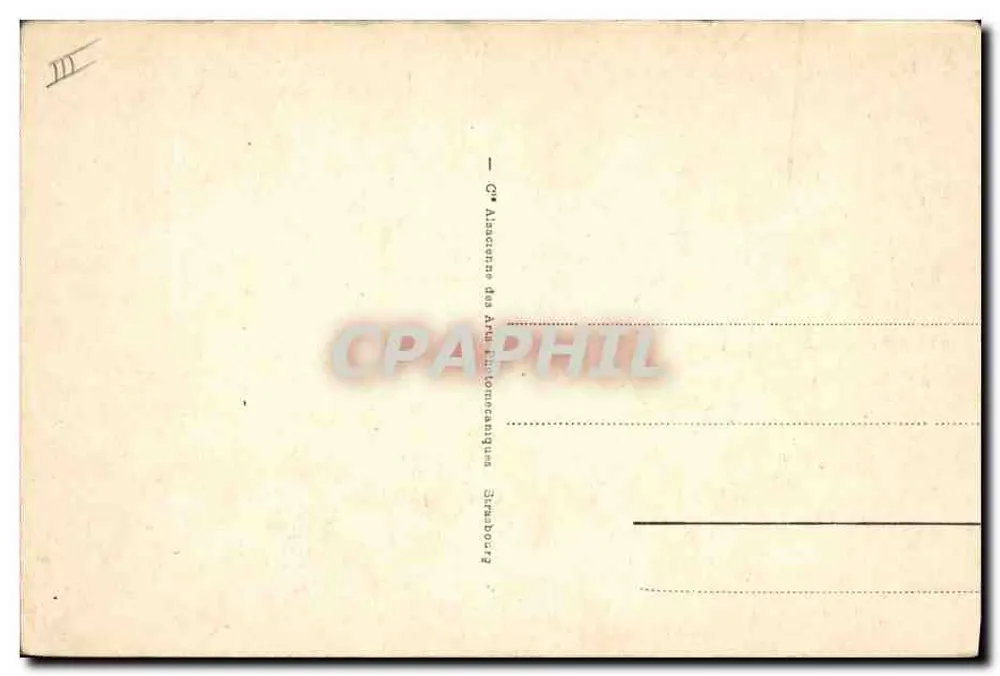 O navio de passageiros "PARIS" — O maior transatlântico francês — Editor: Cie Alsacienne des Arts Philatélonomiques, Strasbourg - Verso