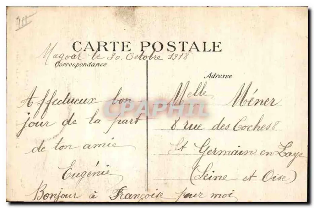 Na Bretanha — Noite de Casamento — A Oração — B.D. n°616 - Verso
