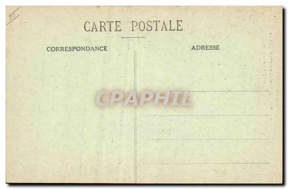 Bretagne (Coleção E. Hamonie, St-Brieuc) — Quarto de casal breton com uma única porta — Pays de Léon — n° 5596 - Verso