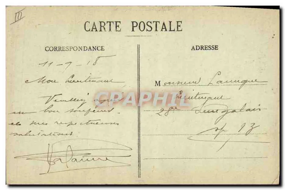 Na Fazenda - Em Torno dos Leitos Fechados — Um pouco de conversa antes do repouso noturno — (coleção E. Hamonic) n°5518 - Verso