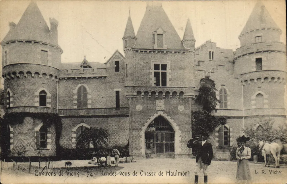 Environs de Vichy - 74 - Rendez-vous Chasse de Maulmont - L. R. Vichy - Vorderseite