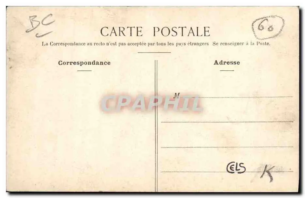 Antike Ansichtskarte Jagd auf COMPIÈGNE - Im Wald — Decelle, Compiègne, n°016 - Rückseite