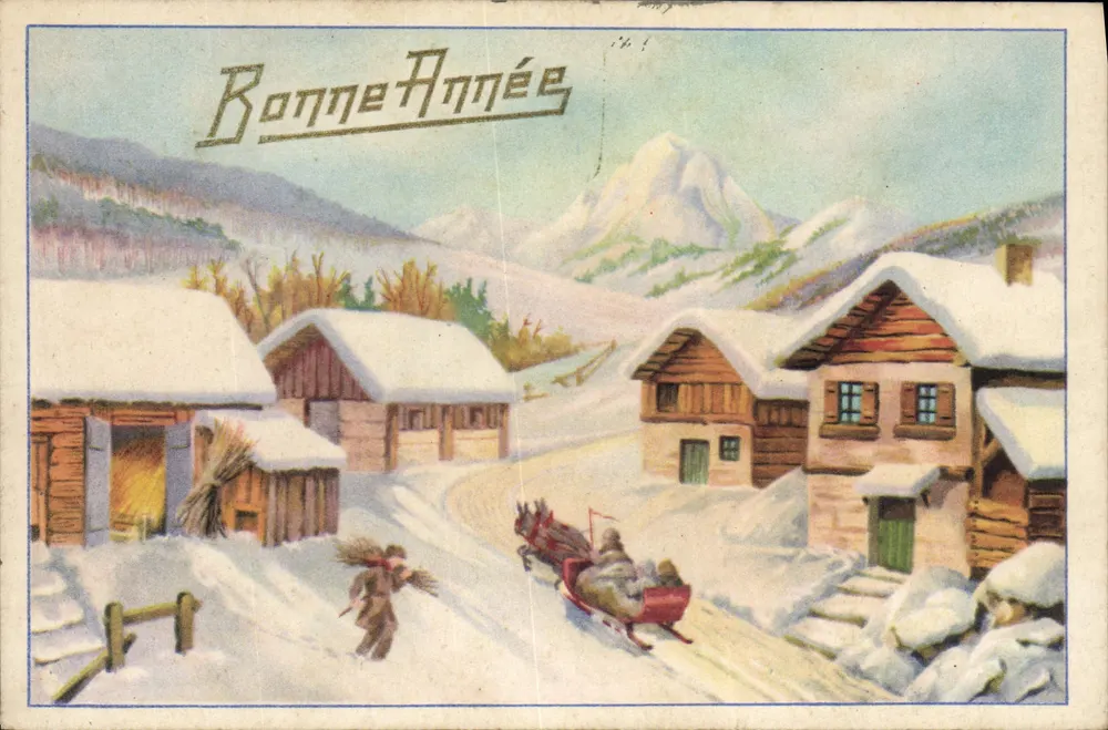 Schneeviertel — Frohe Weihnachten — unbekannter Verlag, Seriennummer 141 - Vorderseite