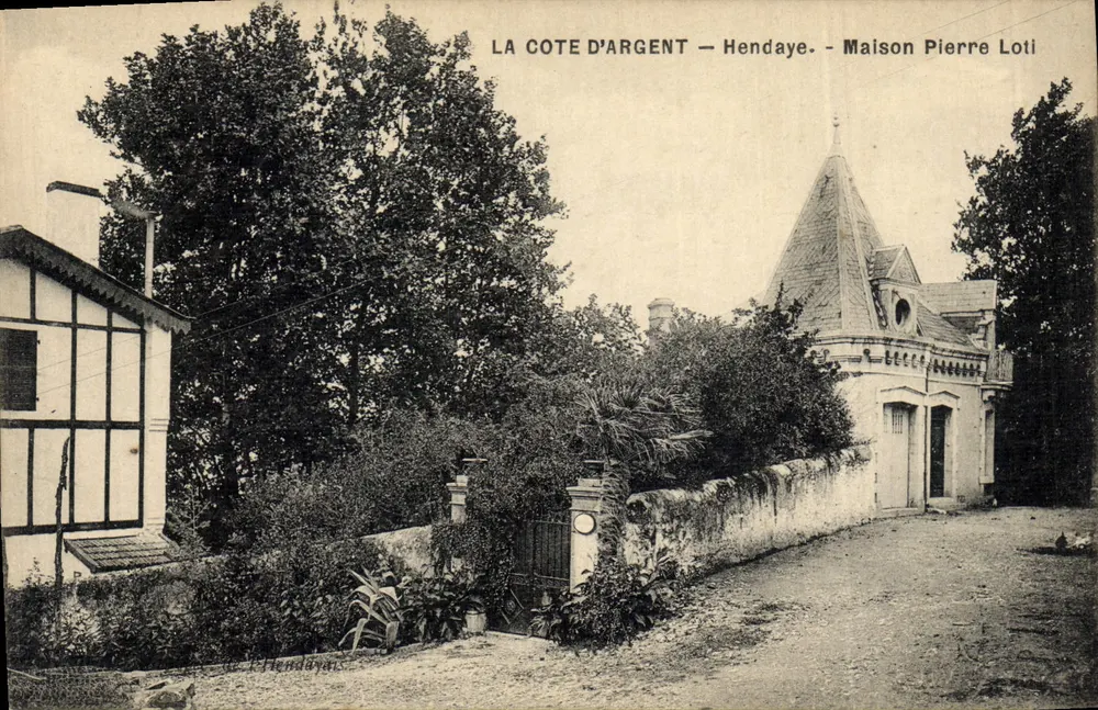 La Cote d'Argent — Hendaye — Casa Pierre Loti - Frente