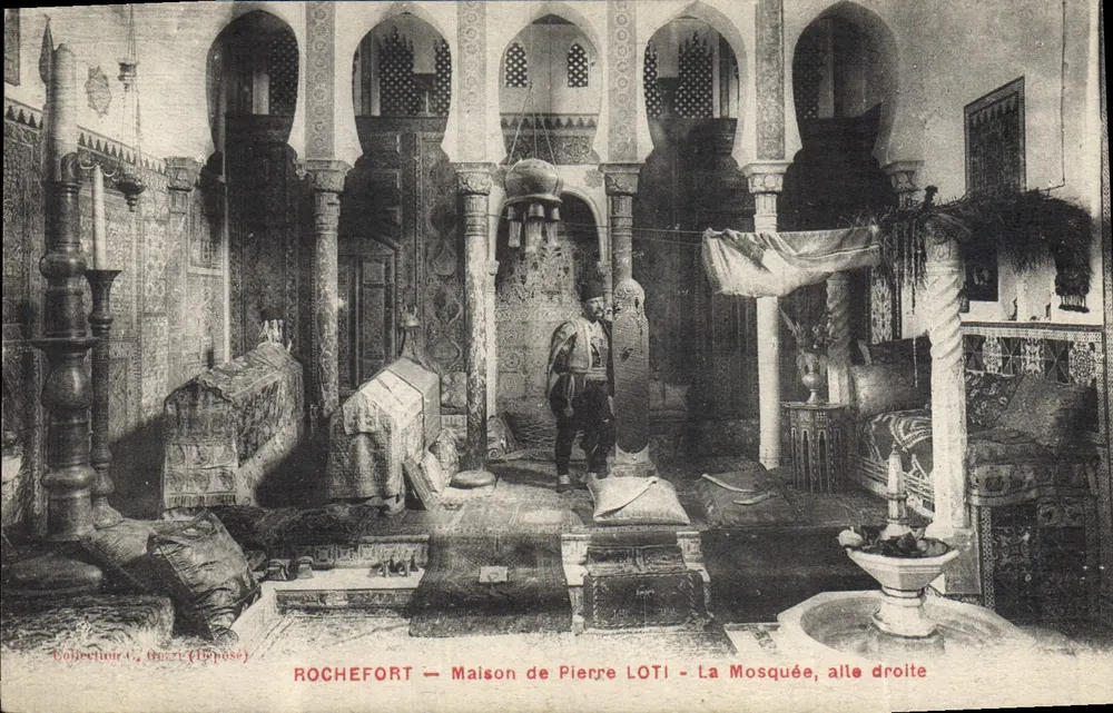 Casa de Pierre LOTI — A Mesquita, à direita — Rochefort, editor Collectim (Gouzzi, lithopose) - Frente