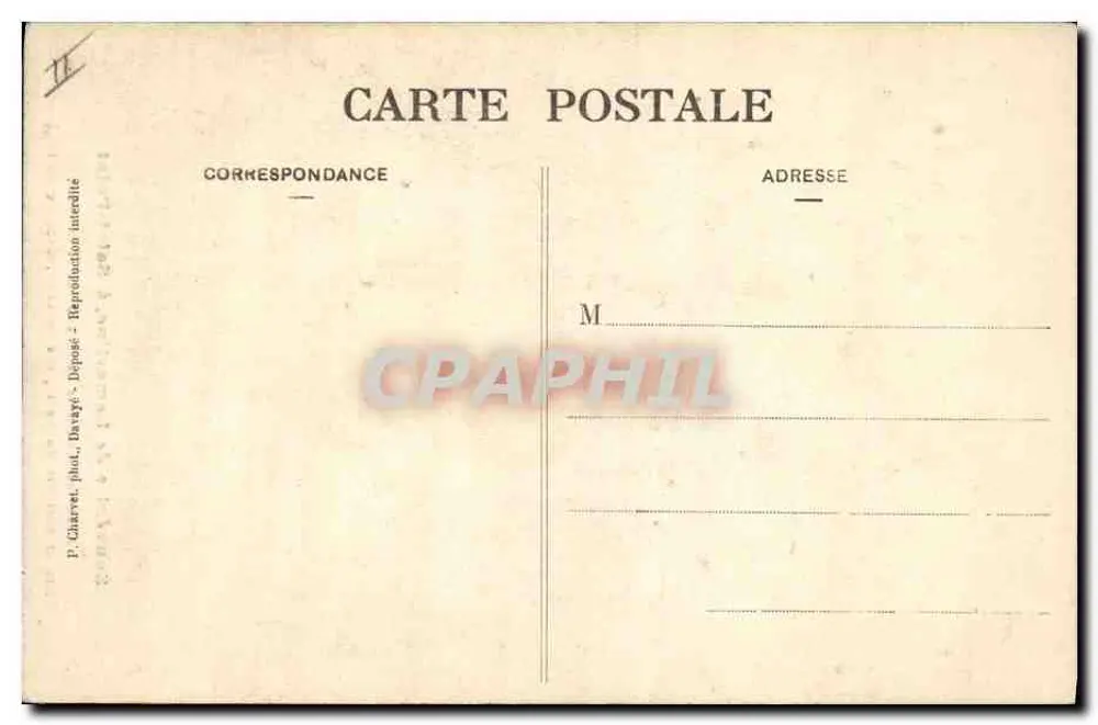 Madame Valentine de Cessiat de Lamartine — Nichte und Erbin des Dichters — P. Glarvet, phot. - Rückseite