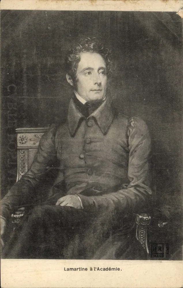 Lamartine na Academia — retrato — editor MACO - Frente