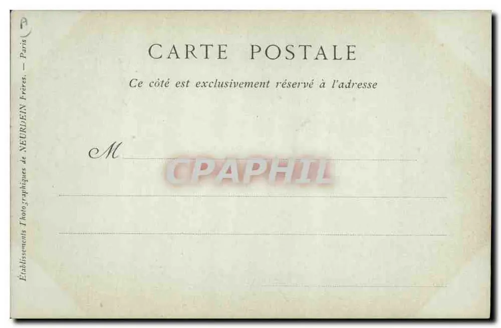 Lamartine — Poeta e homem político francês — Collections ND Phot - Verso