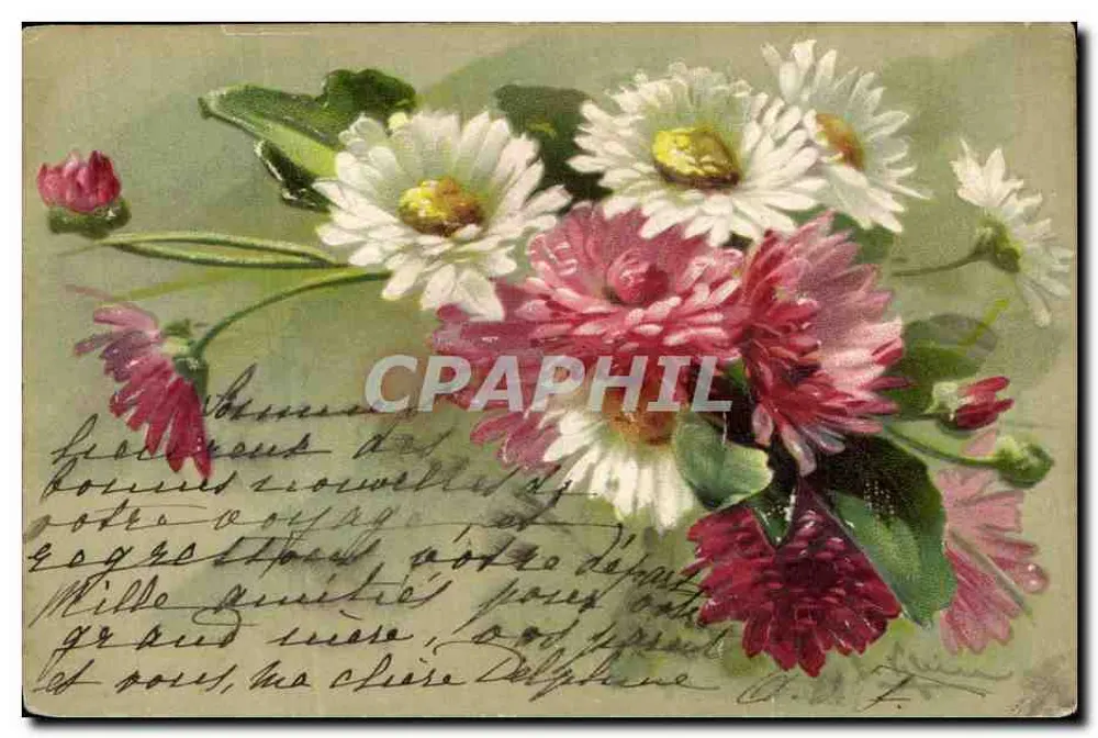 Buquê de flores — ilustração colorida — editor não visível - Frente