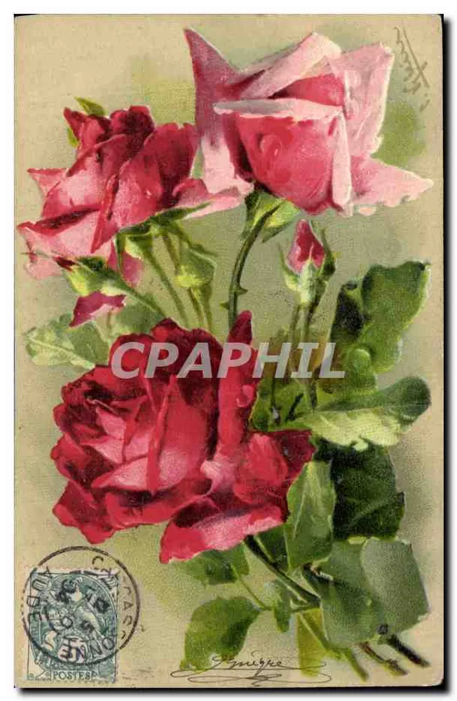 Arranjo de rosas — edição S.4038 — editor S.4038 - Frente