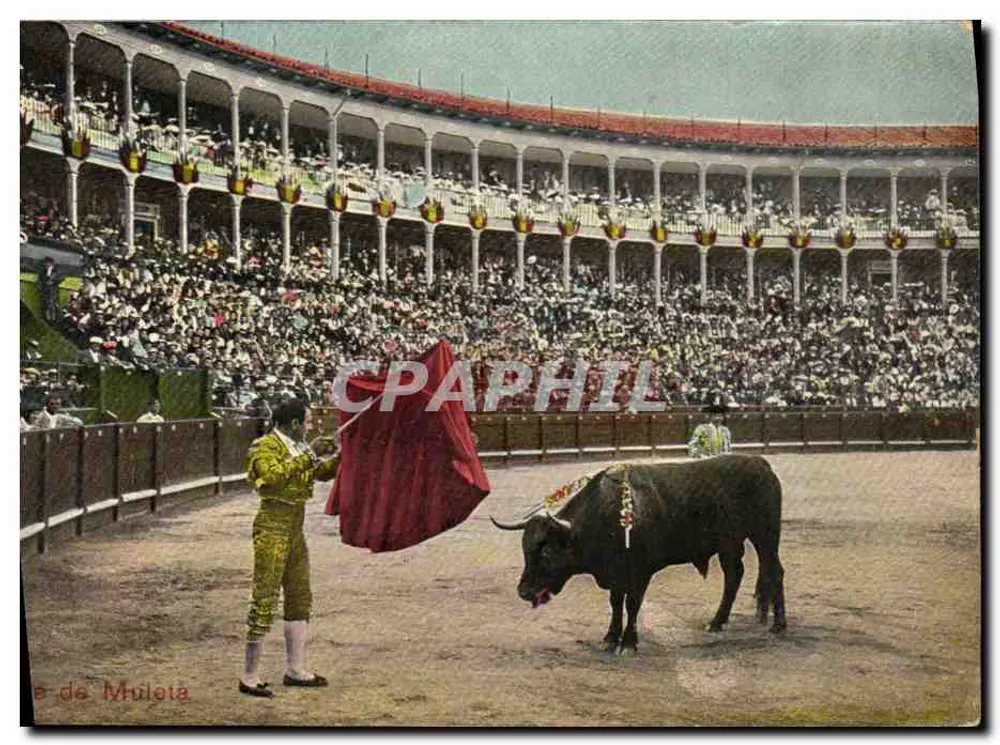 Corrida na Plaza de Muirola — editor desconhecido, número de série não visível - Frente