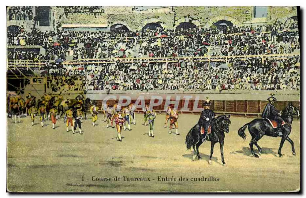 Course de Taureaux — Entrée des cuadrillas — Les Imprimitur d'Art, Marseille - Vorderseite