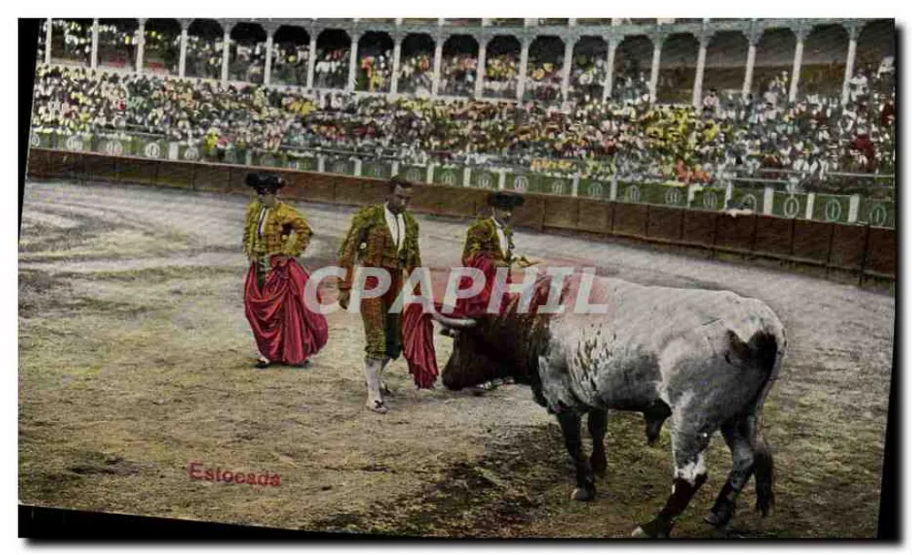 Estocada — cena de corrida — editor não identificado, n° de série III - Frente