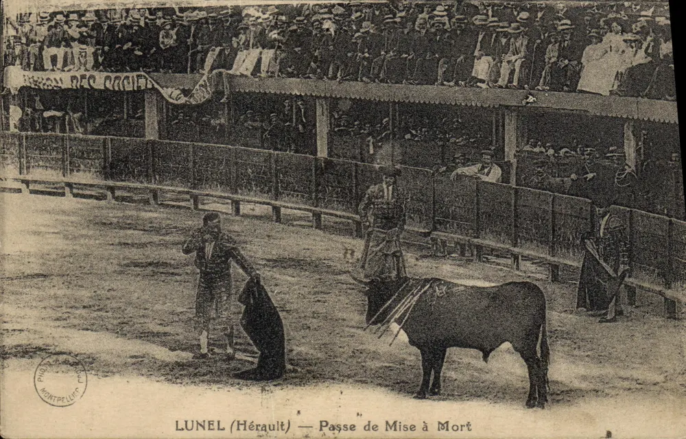 Lunel (Hérault) — Passe de Mise à Mort — Éditeur Montpellier - Vorderseite