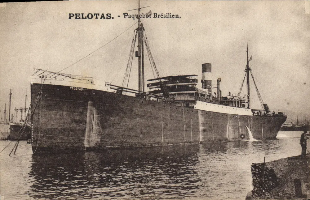 Pelotas - Brasilianischer Dampfer — Verleger: Bousdilly, 22 rue de l'Étrier, Marseille - Vorderseite