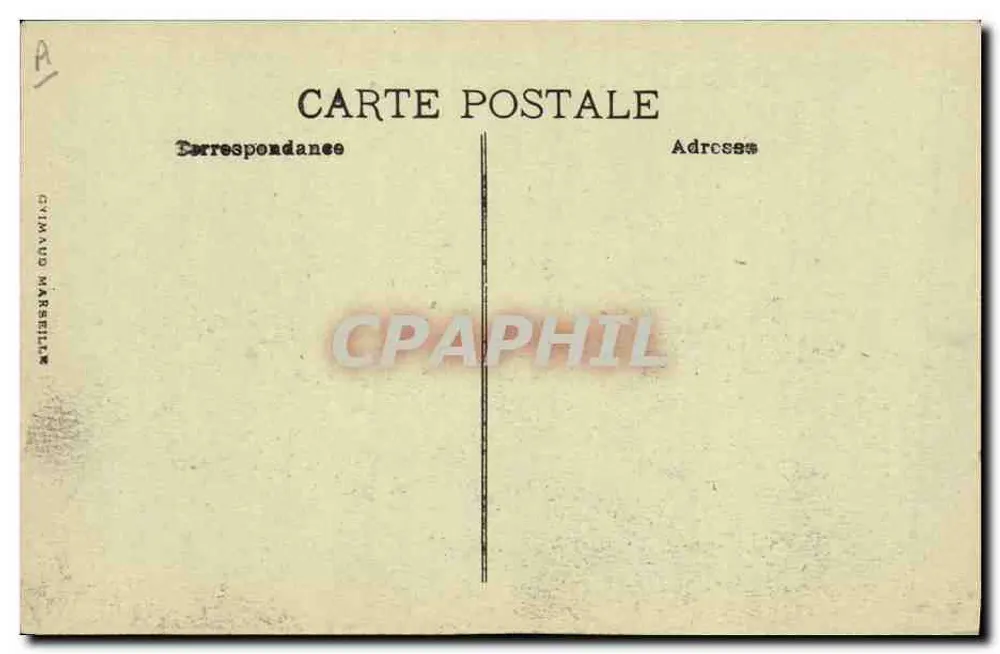 S.S. Pierre Loti — Dampfer der Compagnie des Messageries Maritimes — Verlag Cymaude Marseille - Rückseite