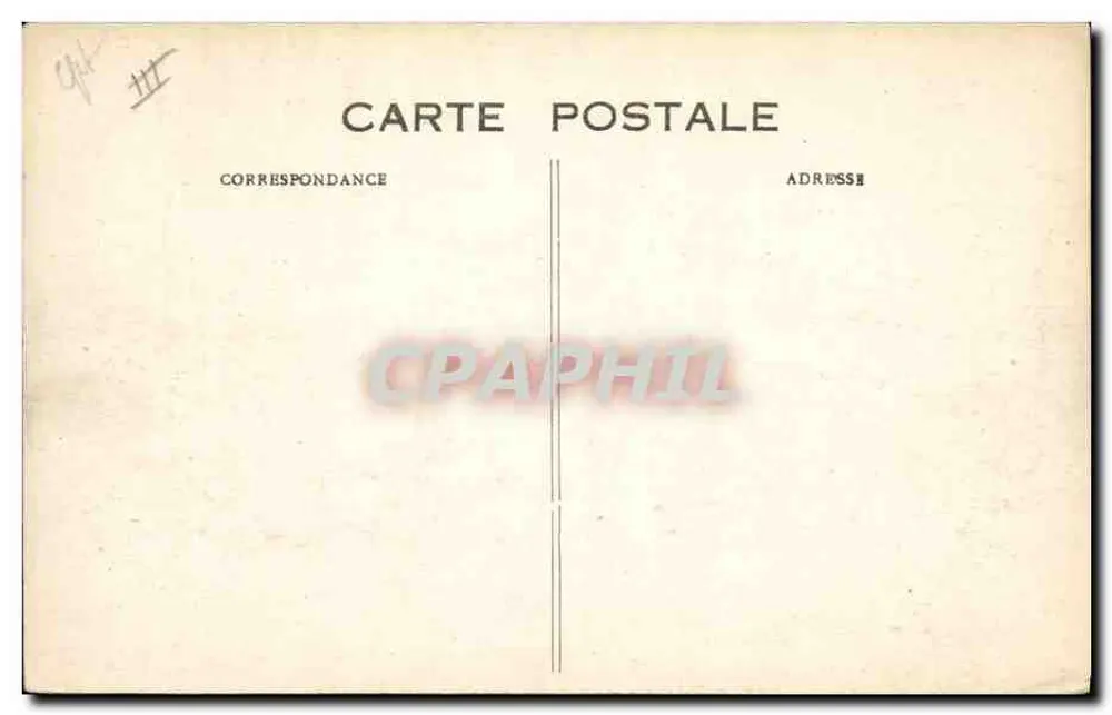Le Havre — Dampfer "Paris" — G.F., Le Havre - Rückseite