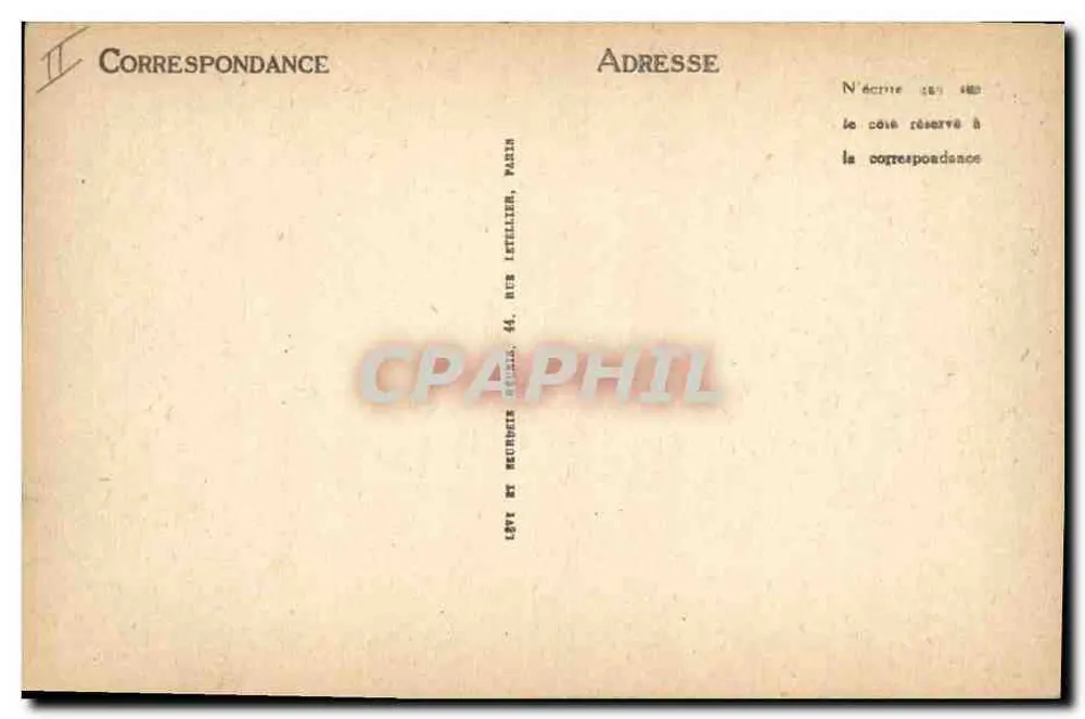 O navio de passageiro "La Provence" — no mar agitado — editor LL, n°7 - Verso