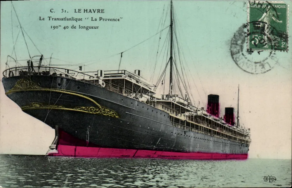 Le Havre — Le Transatlantique "La Provence" — C. 31. Éditeur ELD - Vorderseite