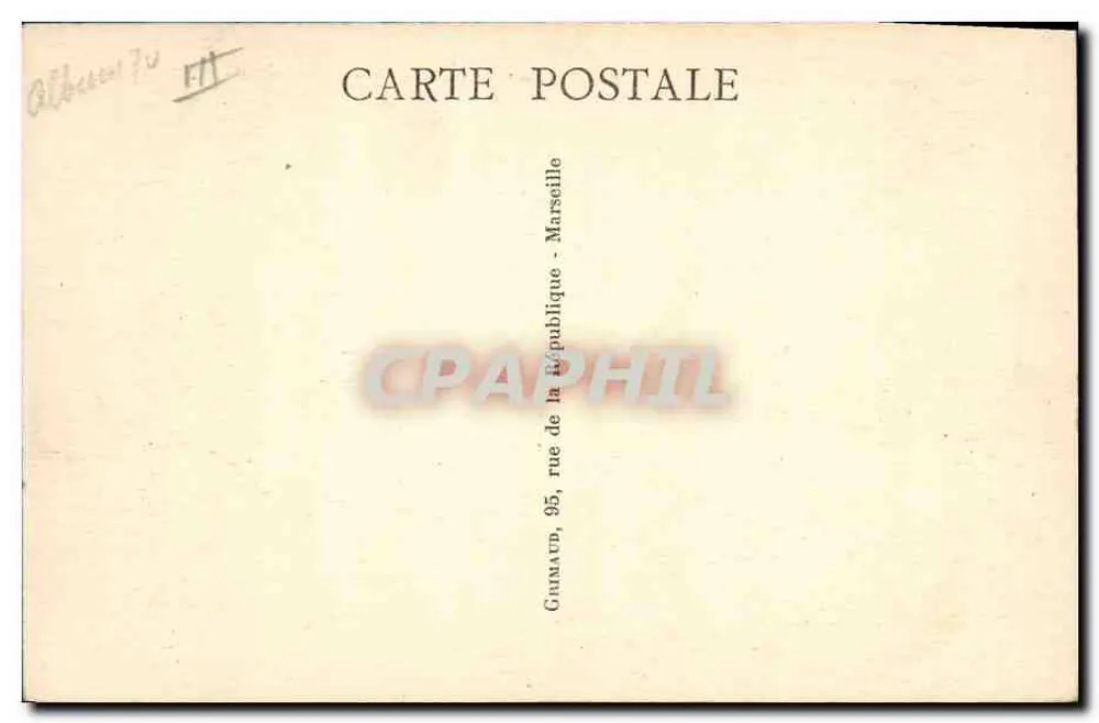 S.S. PATRIA — Compagnie C. Fabre - Rückseite