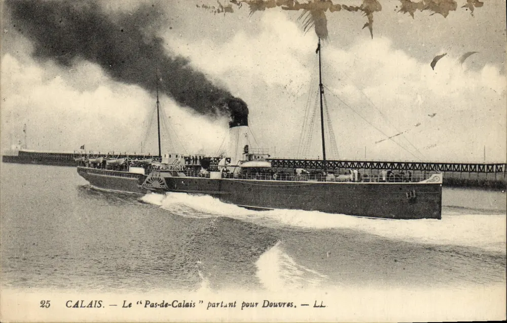 Calais — Der "Pas-de-Calais" auf dem Weg nach Dover — LL - Vorderseite