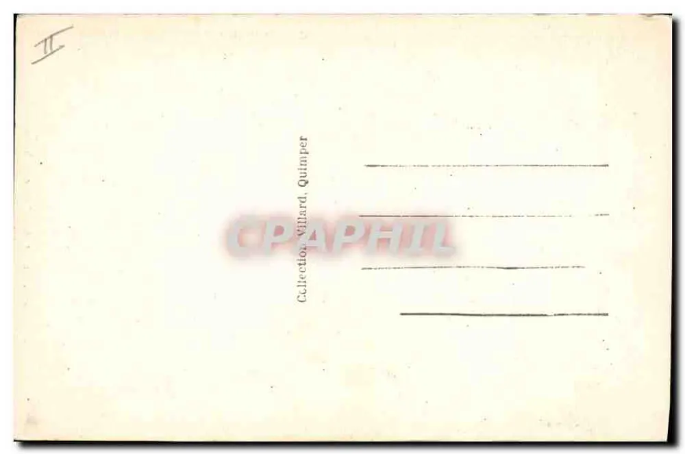 Um Leito Fechado e Berço Bretão — 1652 — Coleção Villard, Quimper - Verso