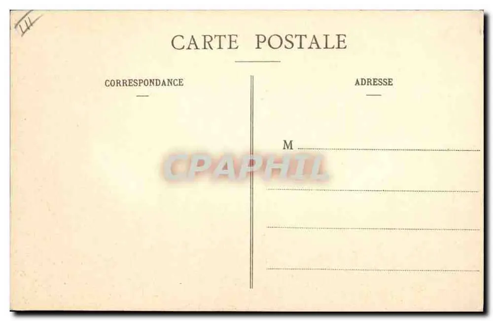 Na Bretanha — O leito duplo fechado — Coleção Villard, Quimper, n° 1648 - Verso