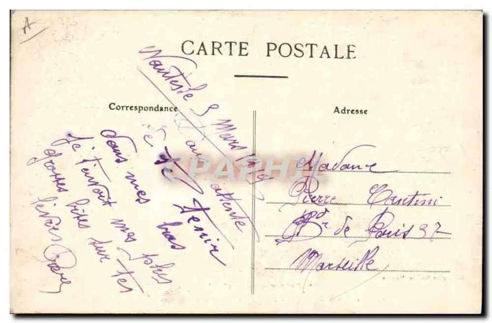Duas meninas em traje bretão — Ao redor dos leitos bretões — Artand e Nozails, Nantes, n°52 - Verso