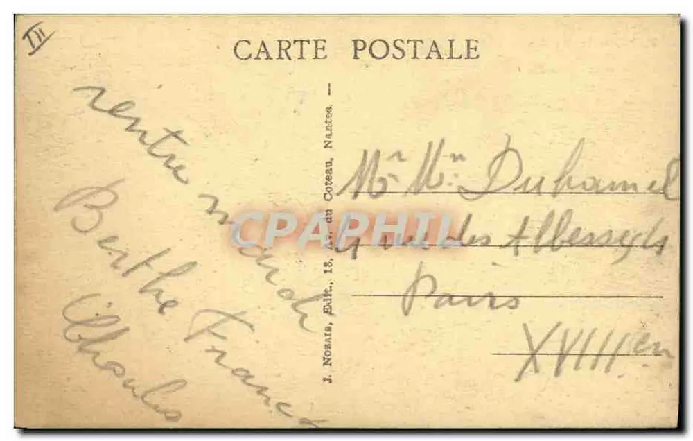 Intorno ai letti chiusi bretoni — Gli occhi negli occhi — Editore: J. Nosais, Nantes - Verso