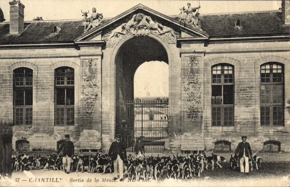 Chantilly — Ausgang der Jagdgesellschaft — ND-Phot. n°57 - Vorderseite