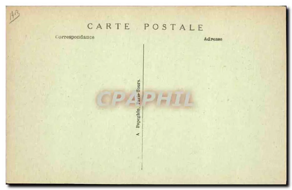 Chantilly — Jagd — Ein Treffen — A. P. - Rückseite