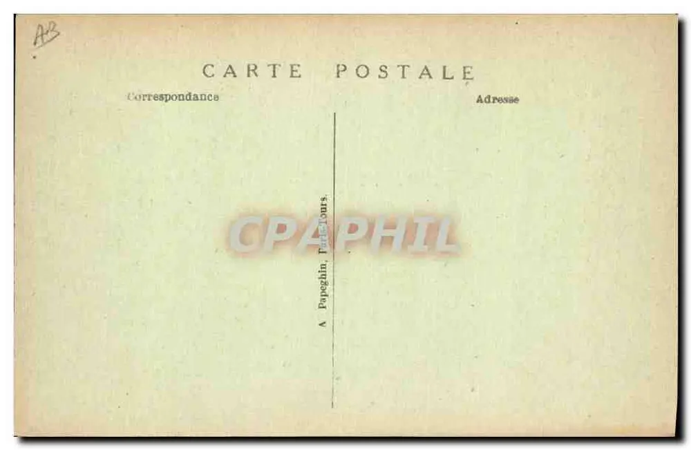 Chantilly — Jagd — Ein Treffen — A.P. - Rückseite