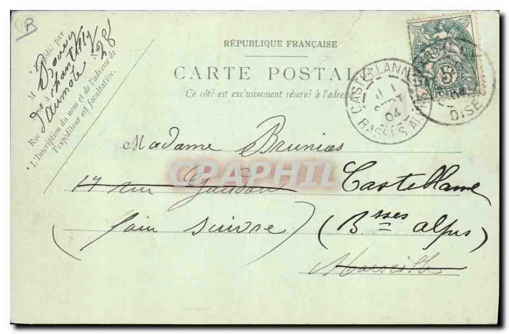 Chantilly — Segen für eine Hundeeme — LL. Nr. 102 - Rückseite