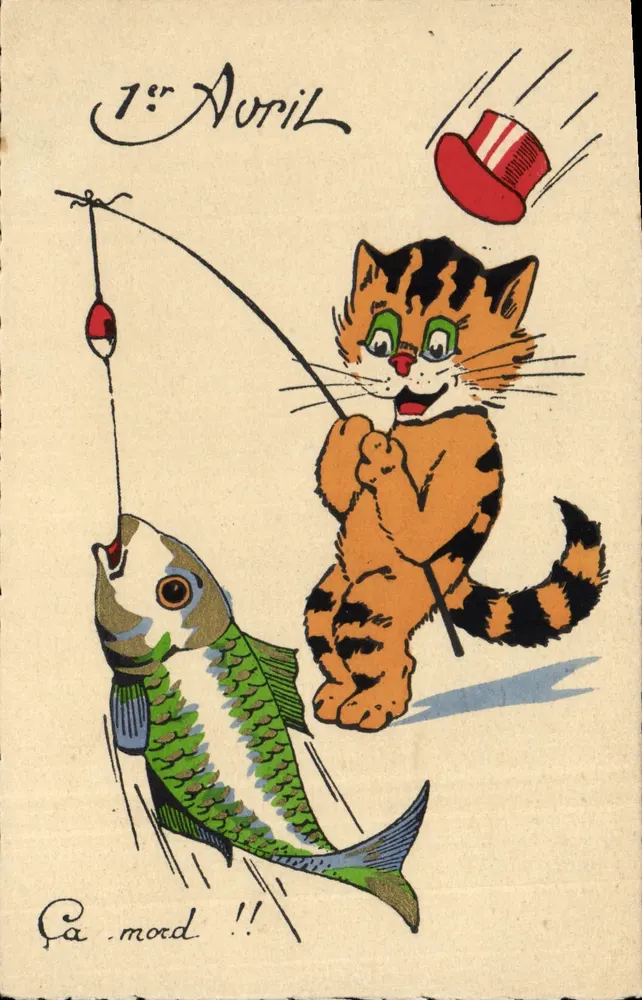 Fischerkater — 1. April — Französische Herstellung - Vorderseite