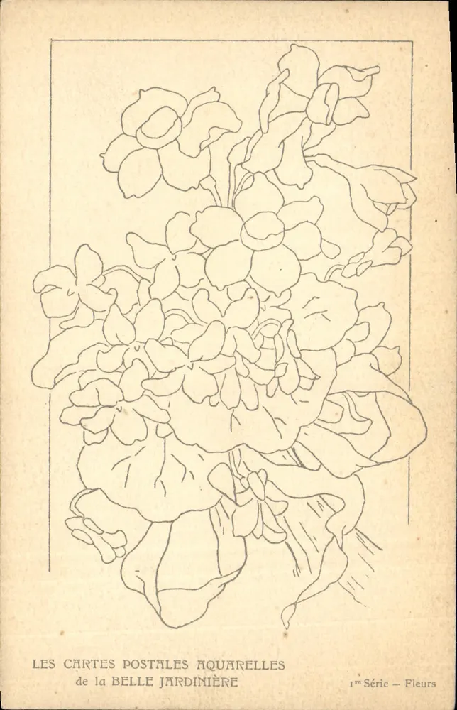 Blumen — 1. Serie — Blumen — Belle Jardinière - Vorderseite