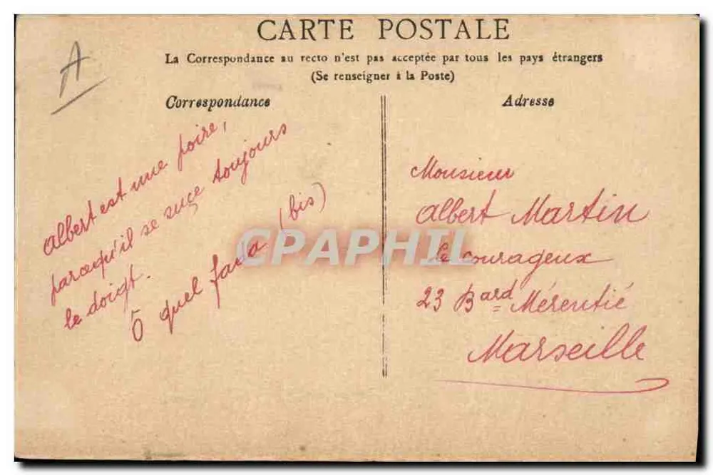 La Poire — caricatura de Albert Defauchier — editor desconocido, n° 787 - Reverso