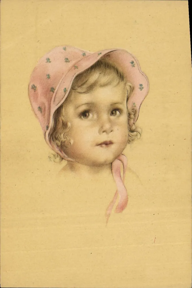 Menina pequena — retrato — Éditions Rhodania - Frente