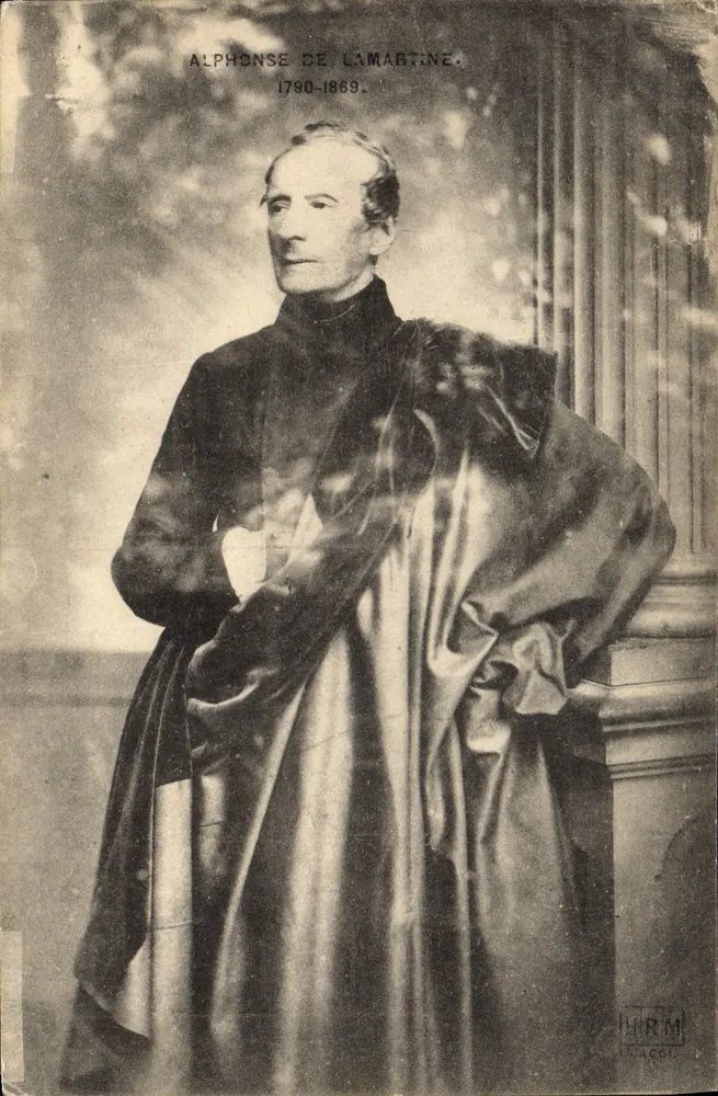 Alphonse de Lamartine — retrato — HRM (n° 2407) - Frente